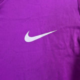 Nike Womens Purple Dri-Fit Pro Tee Shirt Athletic Top  Size L