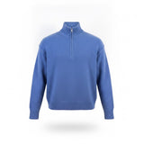 Promesa Womens Light Blue Half-Zip Pullover Sweater Size L