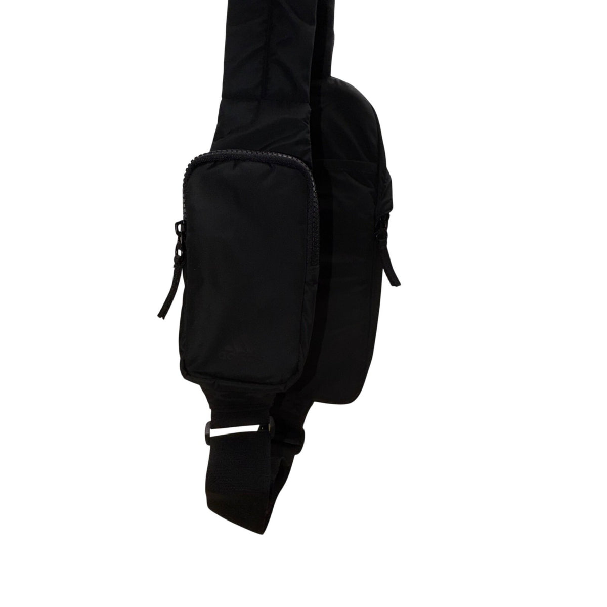Adidas Unisex Black Nylon Multiple Zippered Adjustable Strap Sling Backpack