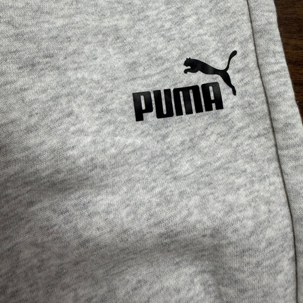 Puma Youth Gray Hoodie & Sweatpants Set Casual Wear Logo Matching Sz M(10/12)
