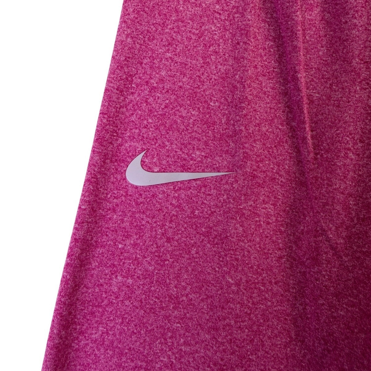 Nike Womens Pink Dri-Fit 3/4 Sleeve Zip Pullover Workout Shirt Sz  XL