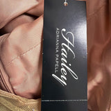 Hailey Adrianna Papell Womens Gold Glitter Mesh Strapless Dress Elegant Size 12
