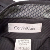 Calvin Klein Mens Dark Grey Dress Pants Flat Front Size 34X34