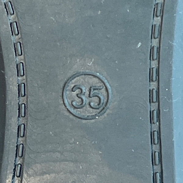 Scamboo Women's Tan Brown Black Rhinestone Flat Shoes Sz 35 - EUC