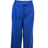 J. McLaughlin Women’s Royal Blue Blazer & Wide-Leg Pants Set Office Attire Sz 6