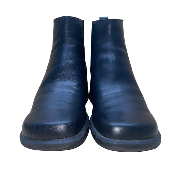 Clarks Women’s Black Leather Slip-On Comfort Chelsea Moma Ankle Boots Size 8M