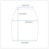 Women’s Grey Cotton High Waist Belted Skirt With Buttons