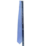 DKNY Mens Silver 100% Silk Textured Necktie Ribbed Detail Made In USA