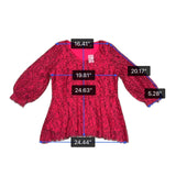 Isaac Mizrahi Live Women’s Pink Lace V-Neck Top With 3/4 Sleeve Size L
