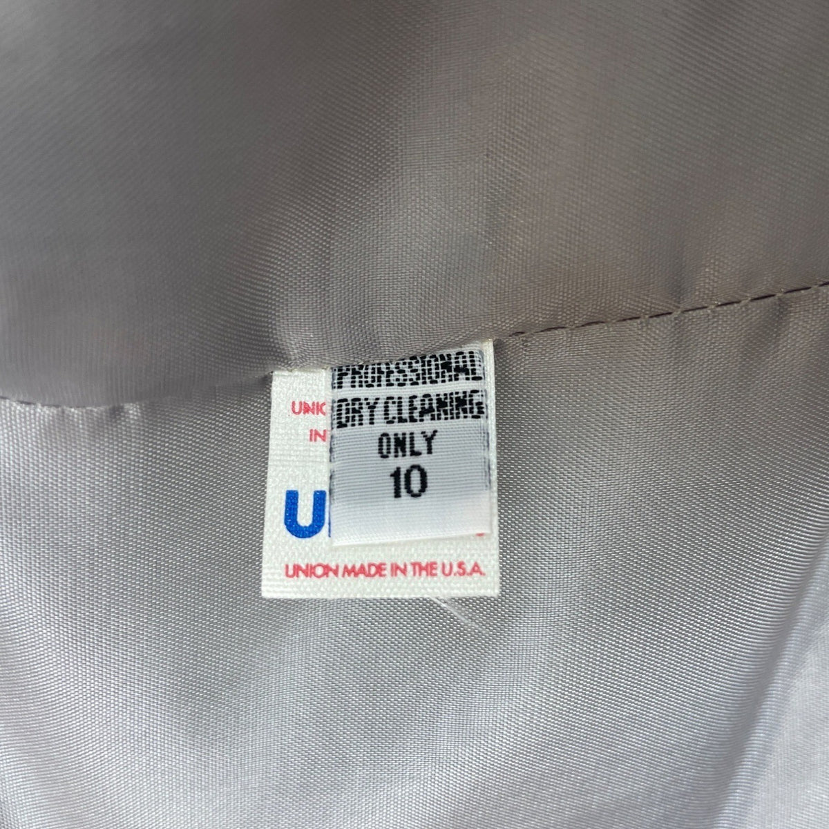 Herbert Grossman Womens Gray Plaid Button-Up Blazer Rayon Material Size 10 USA M