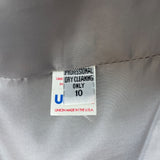 Herbert Grossman Womens Gray Plaid Button-Up Blazer Rayon Material Size 10 USA M