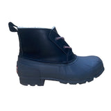 Hunter Men’s Black Rubber Insulated Lining Lace-Up Waterproof Duck Boots Size 10