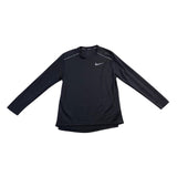 Nike Mens Black Dri-Fit Running Long Sleeve Shirt Lightweight Casual Sz M