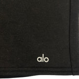 Alo Yoga Womens High-Waisted Black Sweat Shorts Size L- New