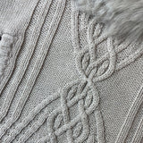 Janie & Jack Baby Cable Knit Poncho With Faux Fur Collar Size 3-6 Months Beige
