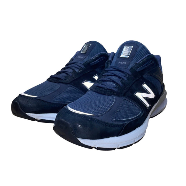 New Balance Men’s Navy Suede & Mesh 990v5 Running Course Shoes Size 11.5 4E Wide