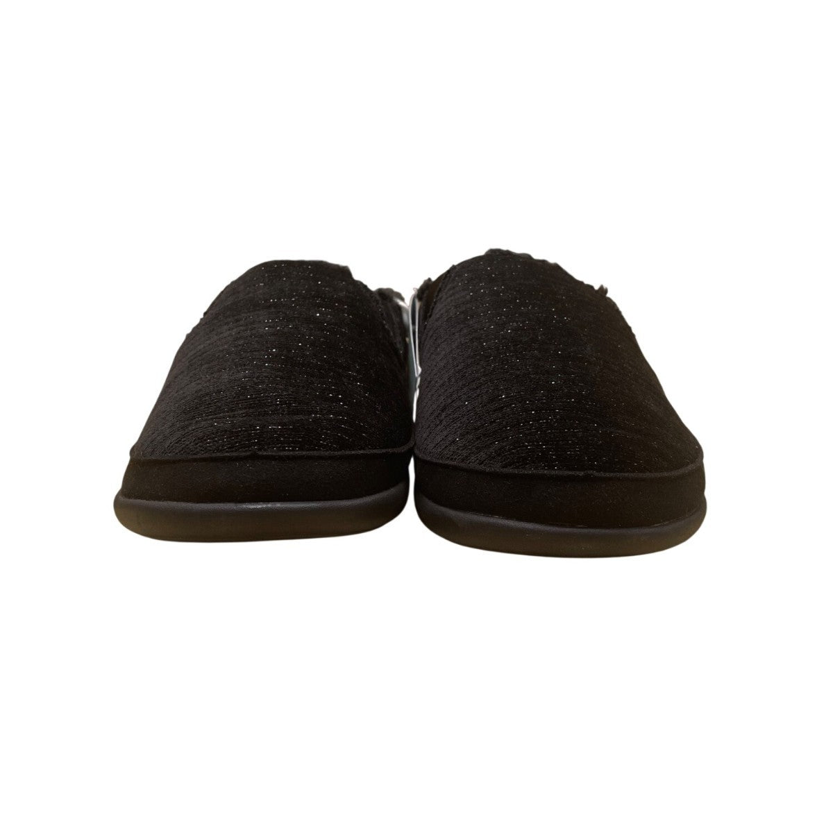 Revitalign Women’s Black Faux Fur Cozy Apres Slip-On Slippers Size 10B