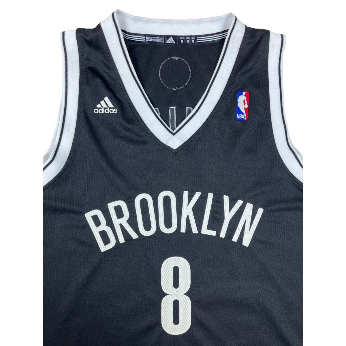 Adidas Deron Williams #8 Black Brooklyn Nets Basketball NBA Jersey Sz M