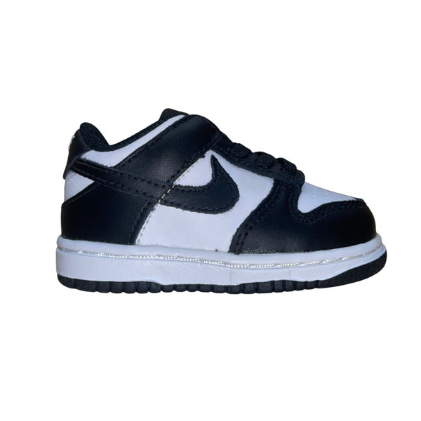 Nike Toddler Black & White Leather Lace-Up Athletic Shoes Size 4C
