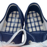 G.H. Bass & Co Women’s Navy Canvas Lace-Up Bass Happy Sneakers Size 10 M