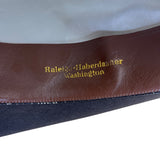 Vintage Raleigh Haberdasher Washington Men's Black Bowler Hat Sz 7 1/8