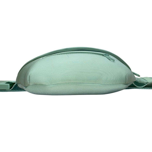 Dagne Dover Unisex Green Polyester Compact Adjustable Fanny Pack Bag