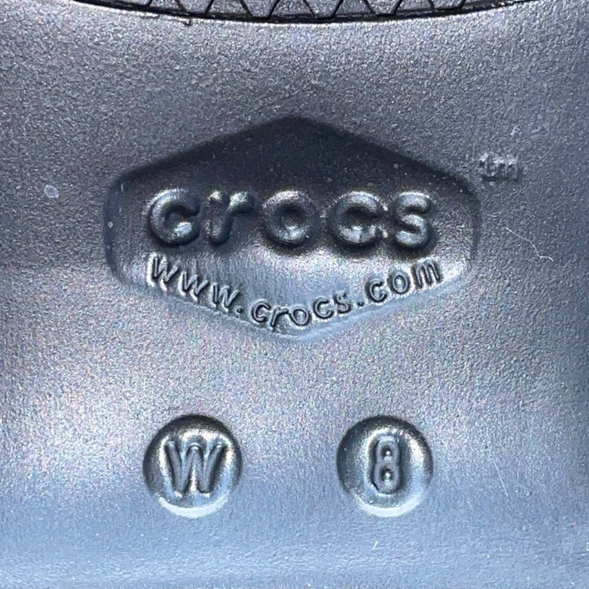 Crocs Women’s Black Rubber Tie-Dye Dual Comfort Slip-On Clogs Size W8