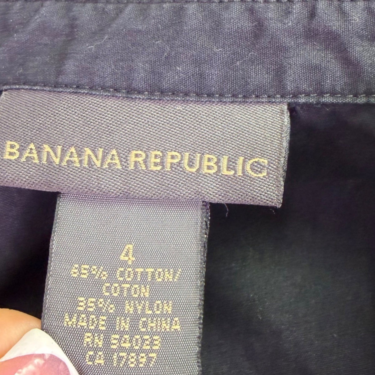 Banana Republic Womens Black Button Down Sleeveless Midi Dress Size 4