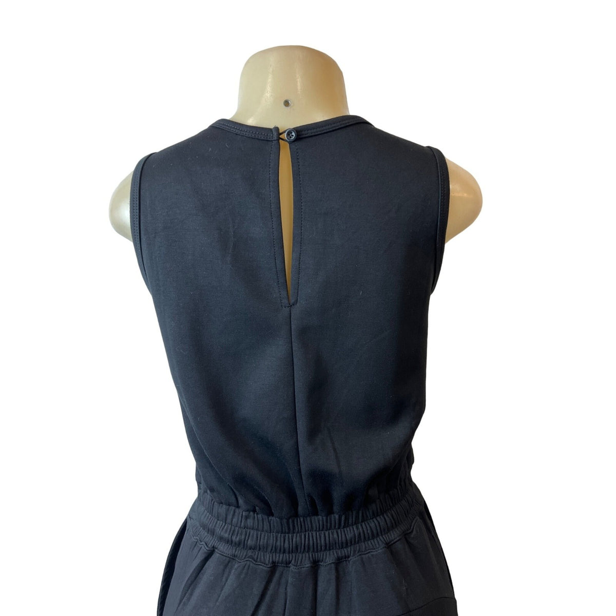 Sarin Mathews Women's Black Casual Loose Sleeveless Wide Leg Jumpsuit Sz S - NWT