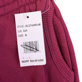 NFL Mens Burgundy Cotton-Blend Redskins Sweatpants Logo Print Team Apparel Sz M