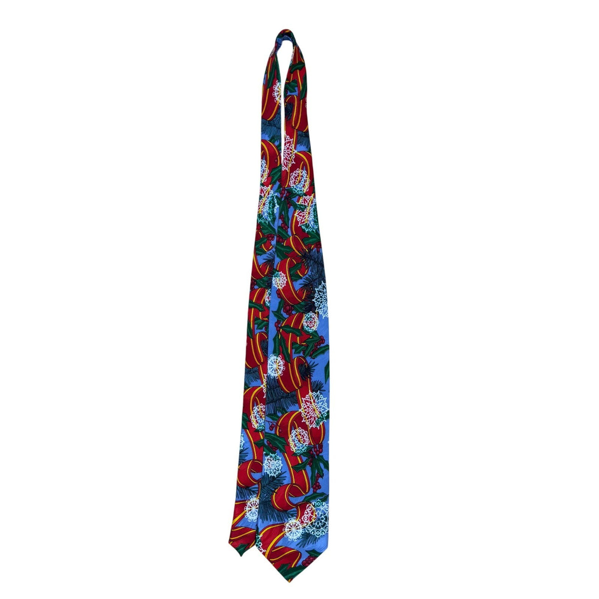 Ruch Lindenthal Mens Multicolor Polyester Holiday-Themed Tie 57"