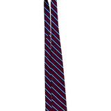 Brooks Brothers Mens Red & Blue Striped Silk Tie Classic Business Neckwear