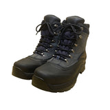 Lands’ End Men’s Black & Navy Lace Up Waterproof Winter Hiking Boots Size 9.5