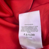 Express Womens Red Blouse Wrap Style Long Sleeve Size XL
