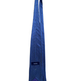 Nautica Mens Blue Silk Polka Dot Tie Made In Mexico Imported Necktie