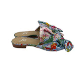 The Fix Women's Blue And Green Floral Naomi Sandals Sz 6.5M - NWB