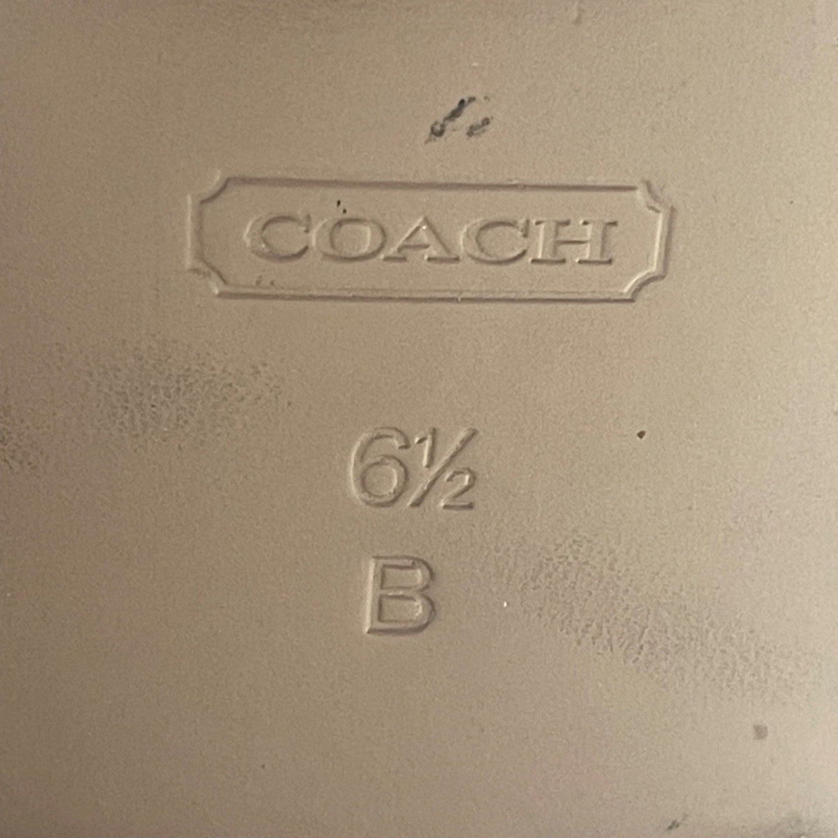 Coach Women’s Black Leather Buckle Detail Monique Riding Boots Size 6.5B