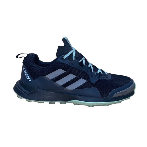 Adidas Terrex Women’s Black Ash Green Lace-Up Trail Running Shoes Size 7.5
