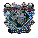 Rochester Diamond Dawgs 2012 Team Baseball Trading Pin With Bulldog Mascot