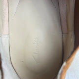 Clark’s Women’s Tan Suede Edenvale Page Slip-On Ankle Boots Size 9M