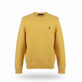 Polo Ralph Lauren Mens Yellow Crewneck Sweater Classic Knit Sz XXL