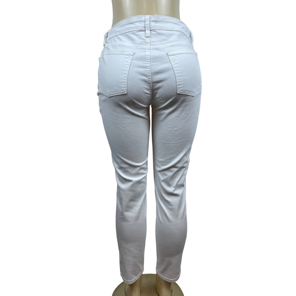 Elieen Fisher Women's White Skinny Jeans Sz 6