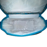 Vera Bradley Women’s Aqua & White Paisley Print Adjustable Strap Lunch Bag