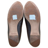Clarks Women’s Metallic Bronze Leather Cushioned Insole Ballet Flats Size 8