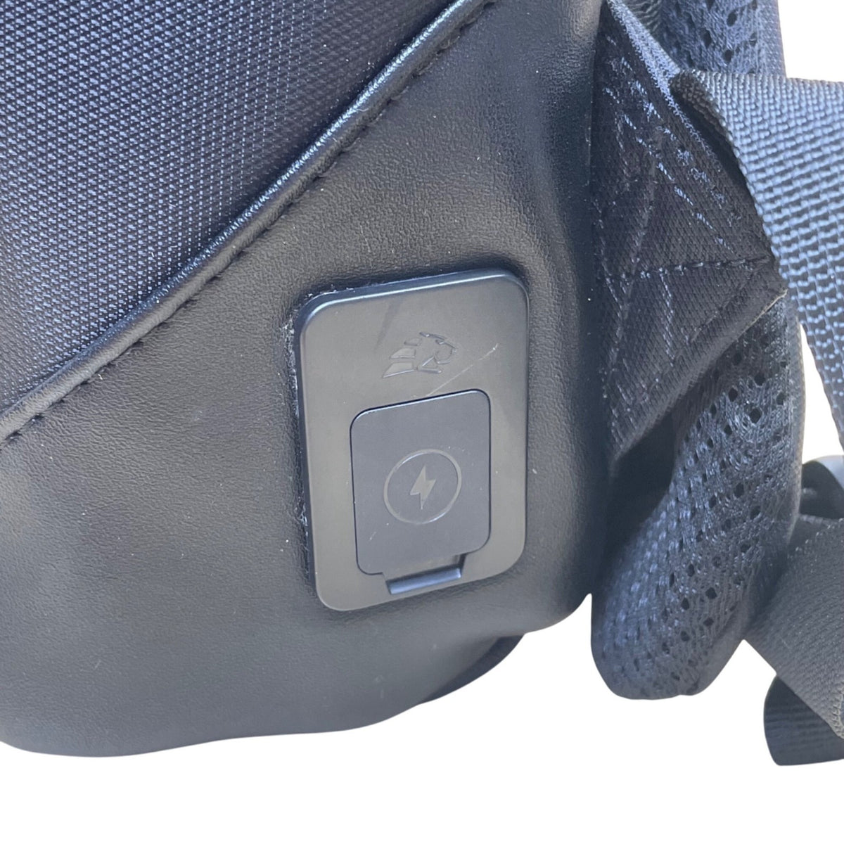 Kingsons Men’s Black Nylon With USB Charging Port Stylish Design Laptop Backpack
