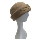 Importina Bollman Hat Co. Women Doeskin Felt Wool Cloche With Decorative Accents