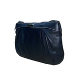 Coach Women’s Black Leather Wristlet Compact Purse
