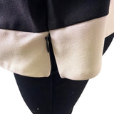 Dressbarn Womens Black & White Sleeveless Button-Shoulder Top Size 14