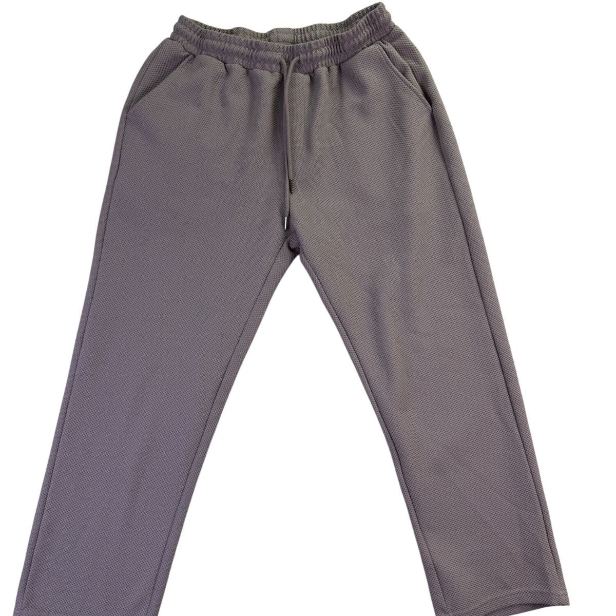 Coofandy  Womens Gray Tracksuit Zip Pullover & Elastic Waist Pants Size L
