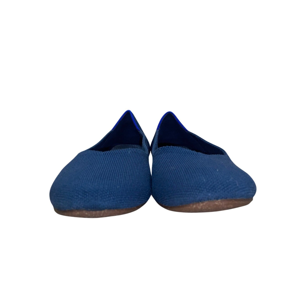 Rothys Women’s Blue Knit Slip-On The Flats Ballet Flats Size W12